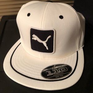 White/Black Puma Golf Hat (snapback)